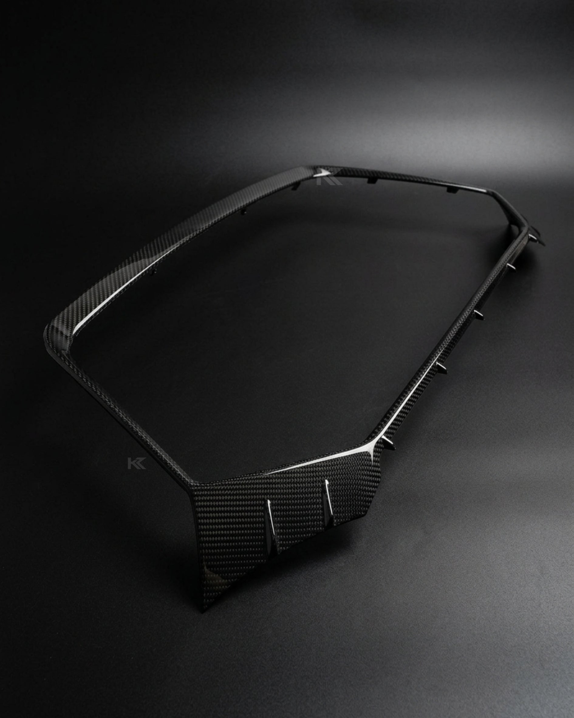 Audi RS6 C8 Avant Pre-Preg Dry Carbon Fiber Front Grille Insert Trim Cover 2019 - 2021