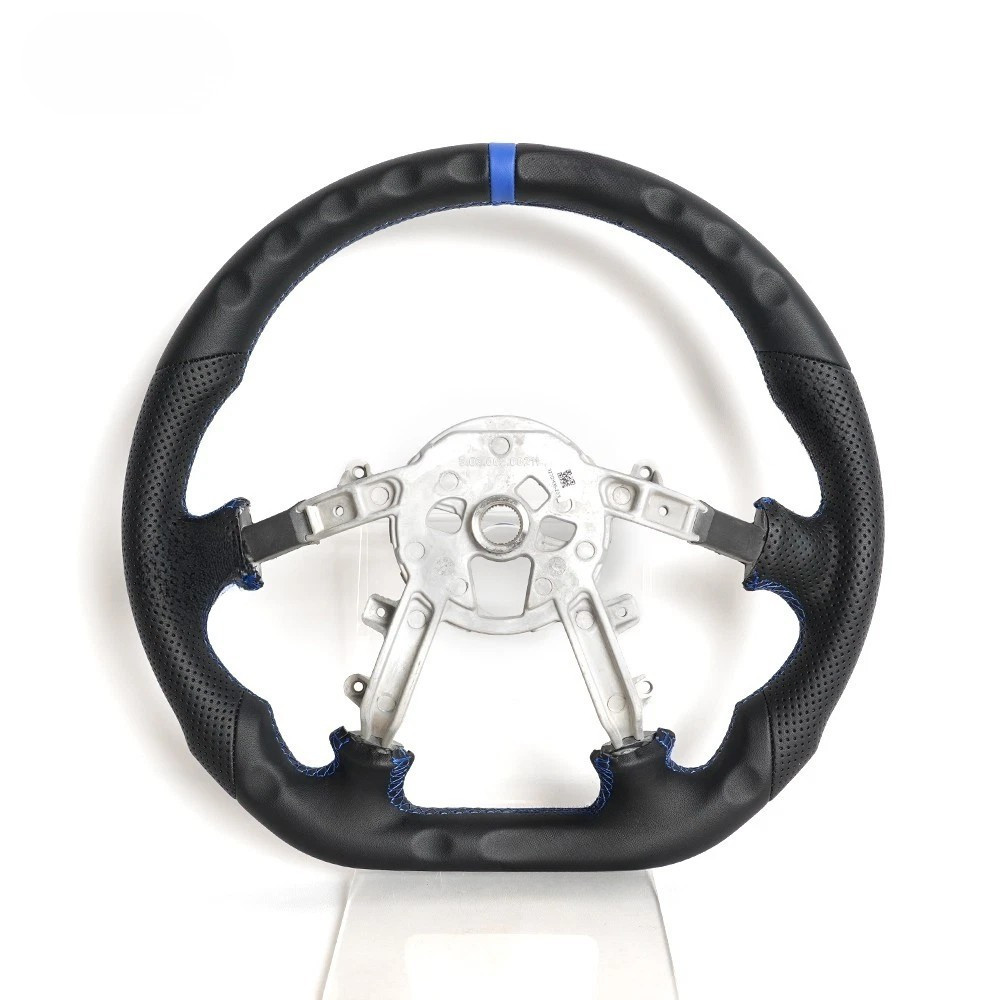 Blue Line Full Leather Steering Wheel for Chevrolet Corvette C5, Z06 & ZR1 1997–2004 (Non-Heate