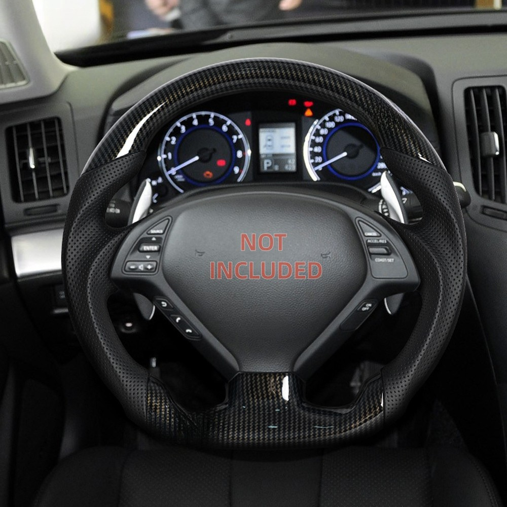 Hydro-Dip Carbon Fiber Steering Wheel for Infiniti G37 2007-2013