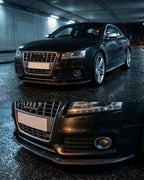 Audi S5 / A5 S-Line B8 Carbon Fiber Front Lip – Prepreg Splitter (2009–2010)