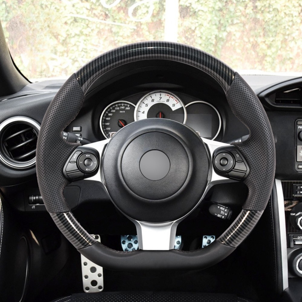 Hydro-Dip Carbon Fiber Steering Wheel for Subaru BRZ Toyota GT86 AE86 2017-2025