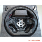 Smart LED Carbon Fiber Steering Wheel for Chevy Camaro SS 2016-2024