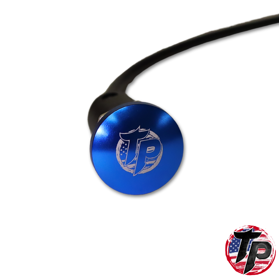 Blue Push-Button Switch For Aftermarket Steering Wheel By Tick Performance
