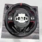 Glossy Forged Carbon Fiber Steering Wheel for Dodge Charger, Challenger & Durango 2015-2025