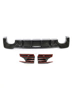 Audi RS6 / A6 C8 Avant Wagon Dry Carbon Fiber JC Design Rear Bumper Diffuser 2019 - 2021