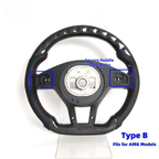 Real LED Steering Wheel for Mercedes-Benz AMG C63 W204, A45, CLA45, W212 & W213 2013–2014