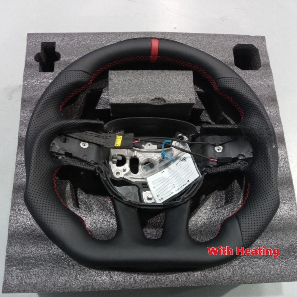 Leather Steering Wheel for Dodge Charger Challenger 2015-2025 Heated