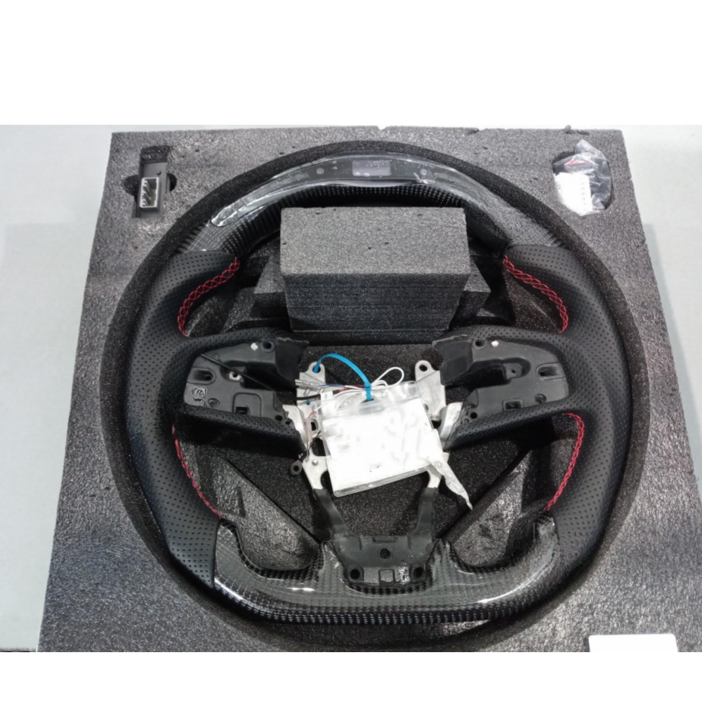 LED Carbon Fiber Steering Wheel for Honda Civic Type R 2016-2021
