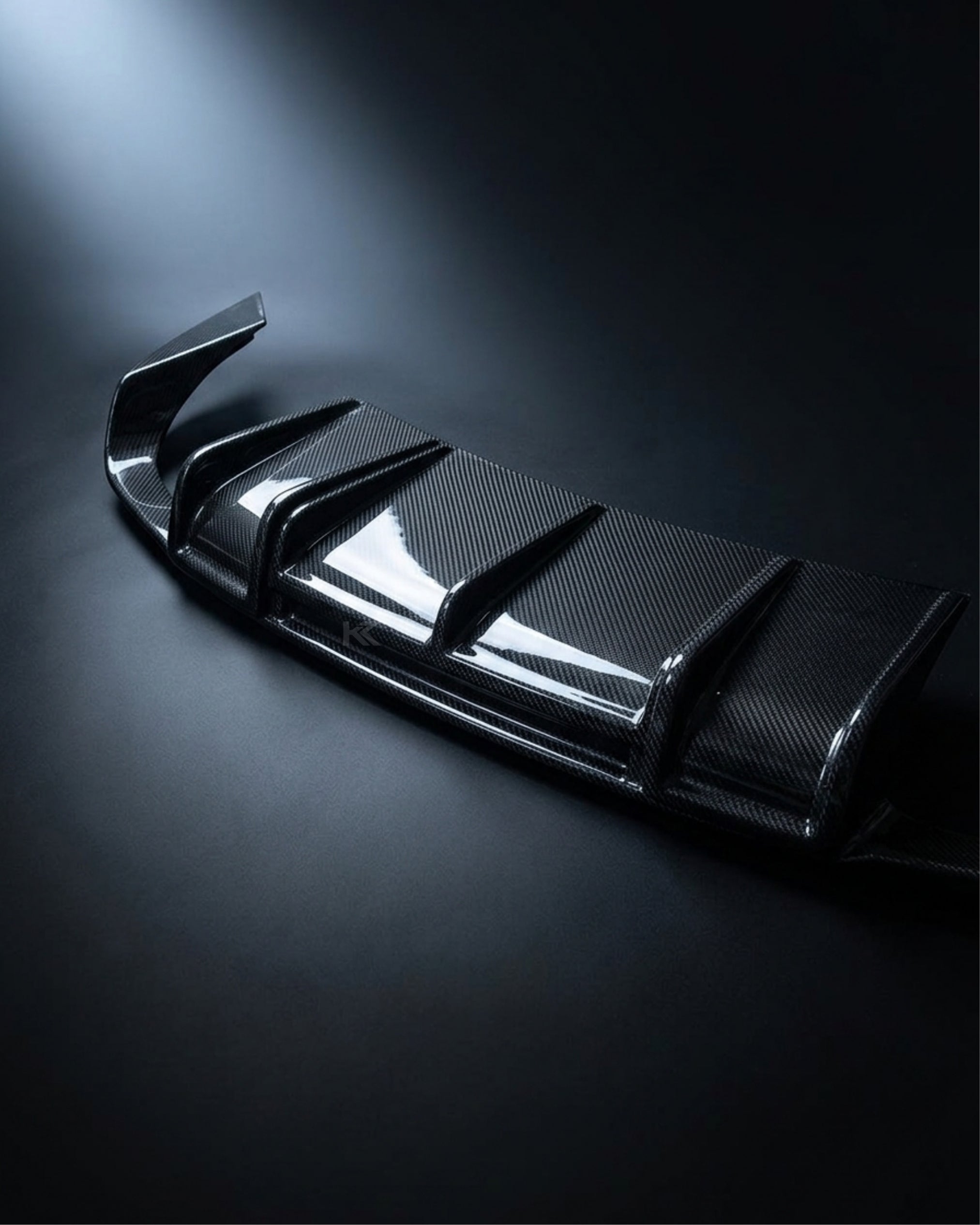 Audi S3 8V Sedan Carbon Fiber RS Style Rear Bumper Diffuser 2015 - 2016