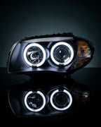 BMW 1 Series 120i 118i E87 Angel Eyes LED Headlights (2005-2011)