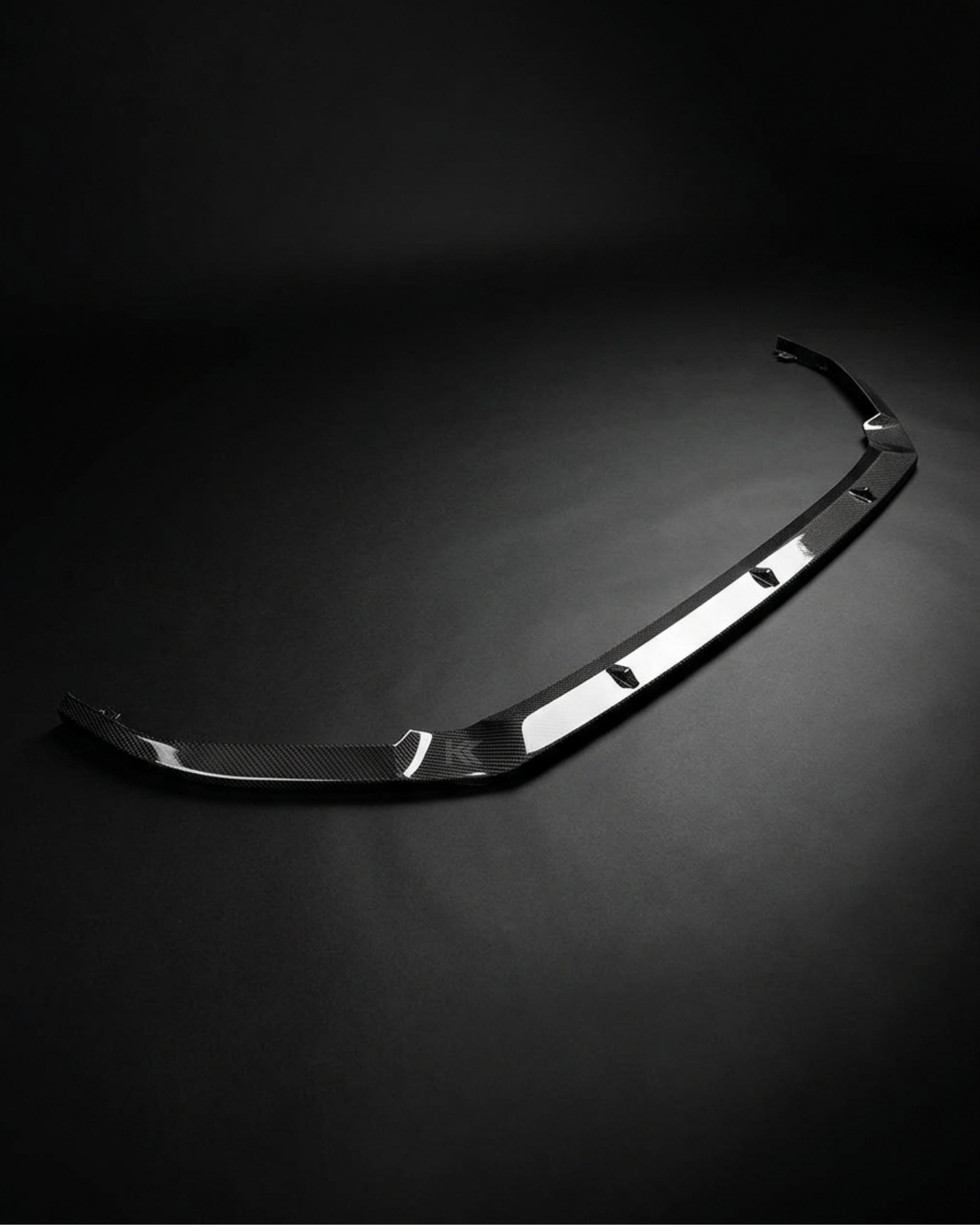 VW Golf MK7.5 R / R-Line Carbon Fiber Front Lip – A-Style Splitter (2018–2019)