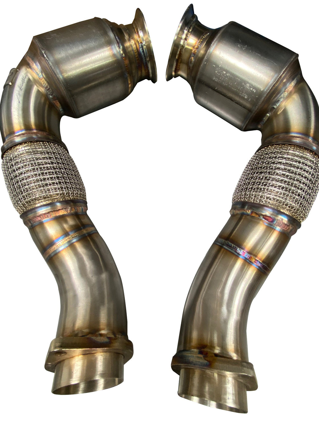 Active Autowerke S63 N63 GESI Catted Downpipes | V8 BMW X5 M and X6 M X5 X6 550i 650i