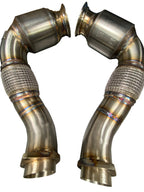 Active Autowerke S63 N63 GESI Catted Downpipes | V8 BMW X5 M and X6 M X5 X6 550i 650i