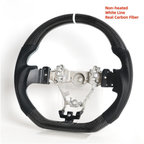 LED Real Carbon Fiber Steering Wheel for Subaru WRX STI S209 2015-2021
