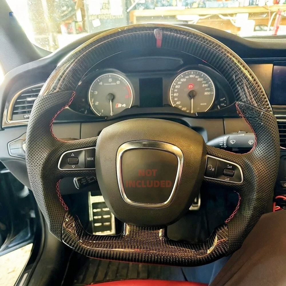 LED Carbon Fiber Steering Wheel for Audi A4 / A5 2008-2012