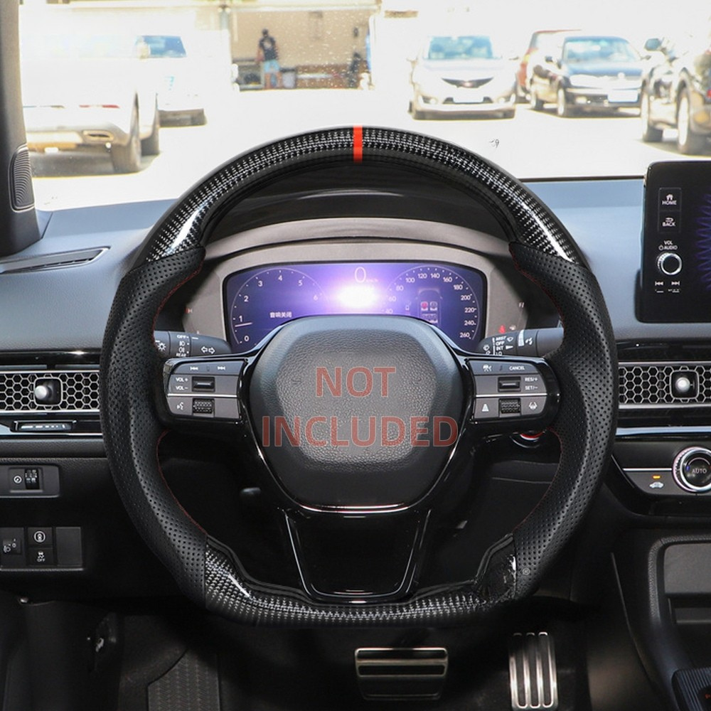 Carbon Fiber Steering Wheel for Honda Civic 2022-2025