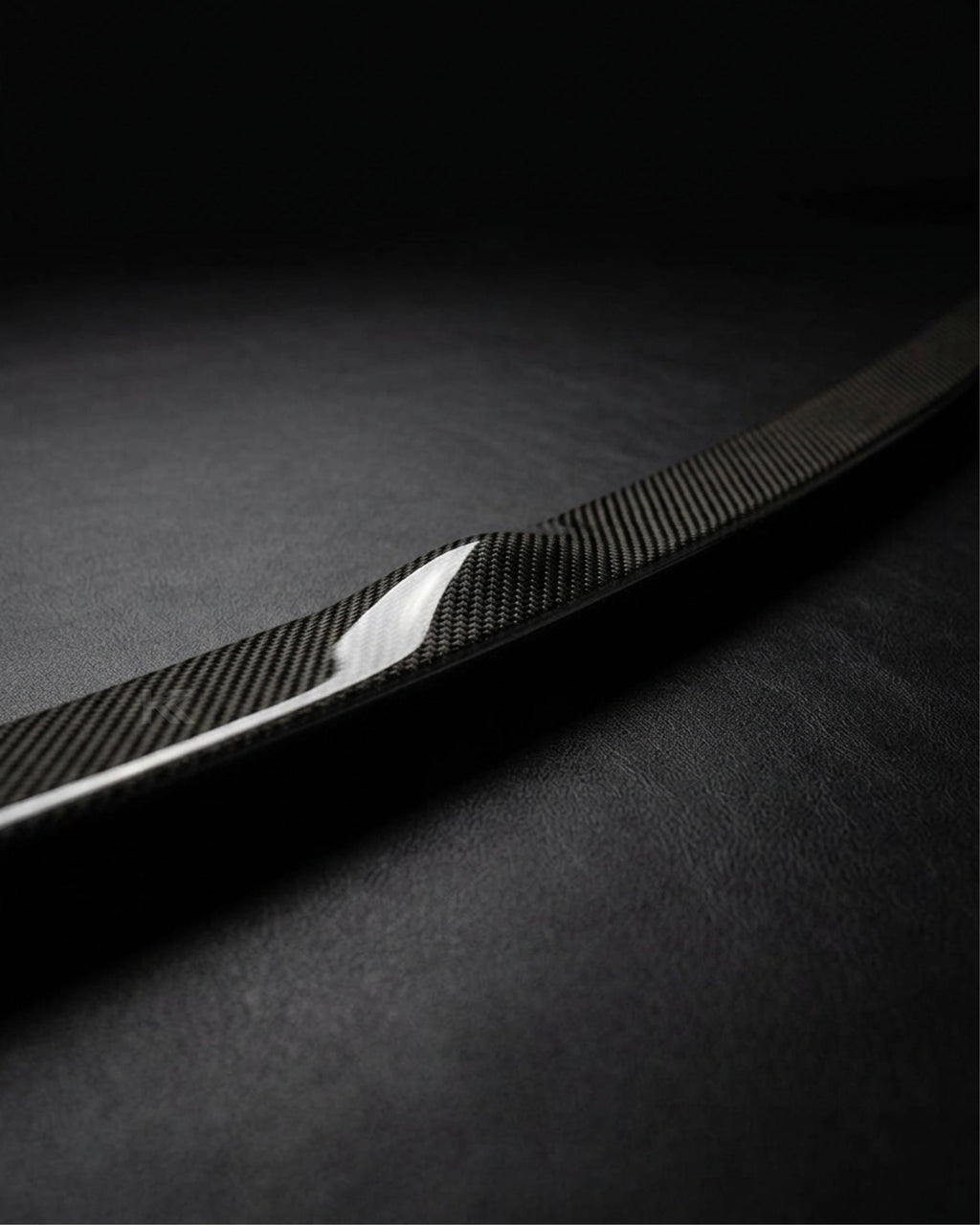 Audi A4 B9 Quattro S-Line / S4 Sedan Carbon Fiber M Design Rear Trunk Spoiler 2017 - 2023