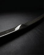 Audi A4 B9 Quattro S-Line / S4 Sedan Carbon Fiber M Design Rear Trunk Spoiler 2017 - 2023