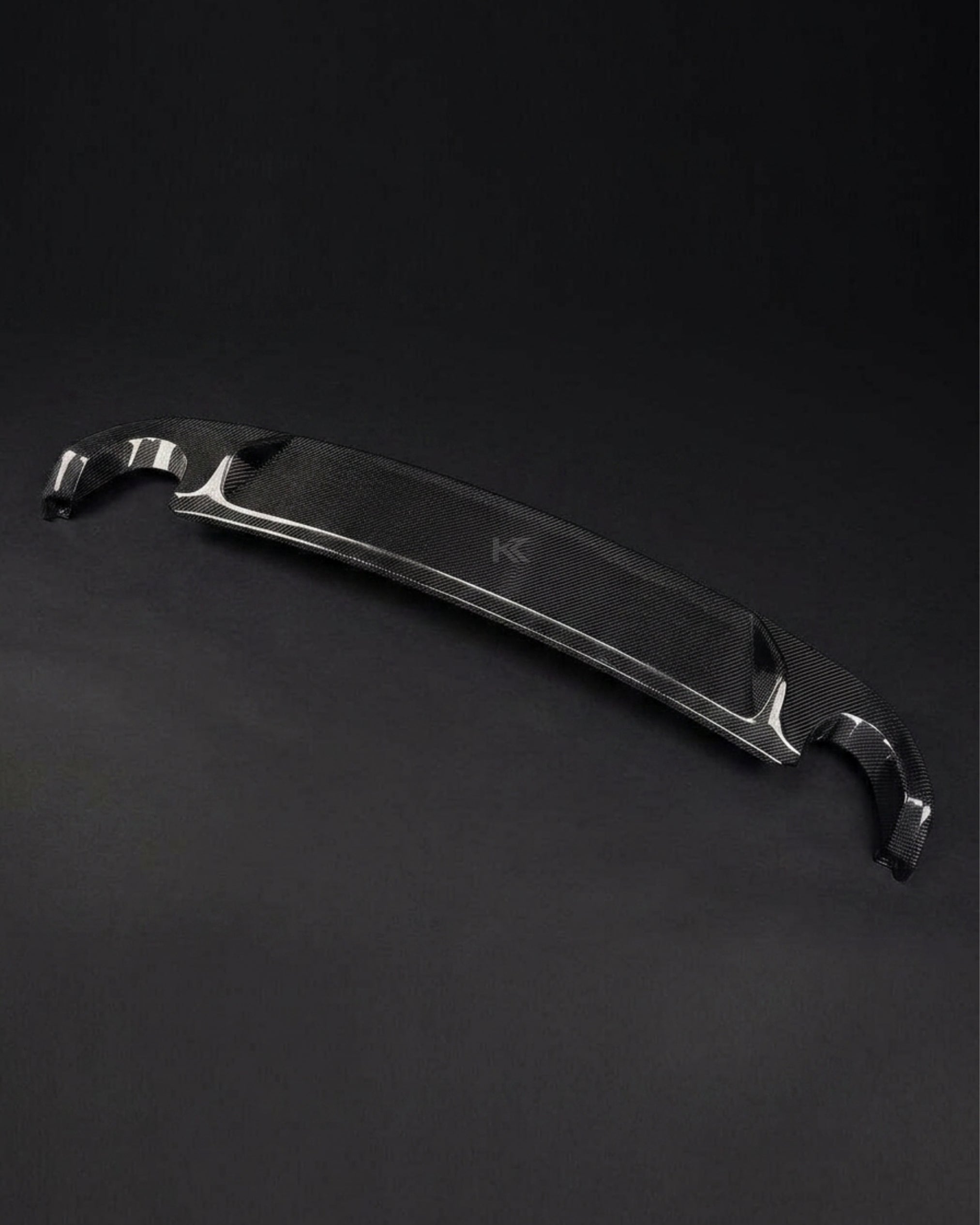 VW Golf MK6 GTI Carbon Fiber Rear Diffuser – Gloss Black (2010–2013)
