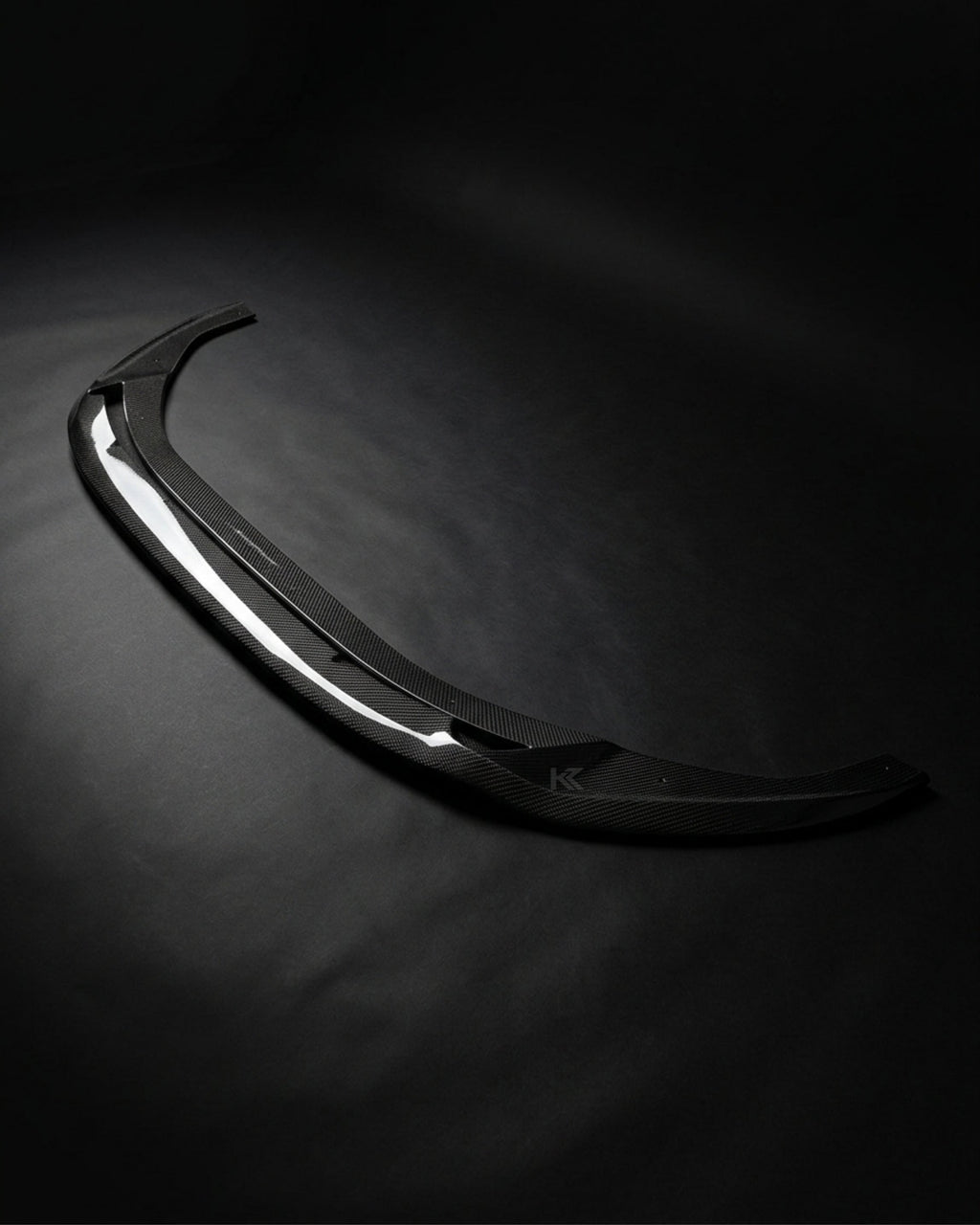Audi A5 S-Line / S5 B9.5 Carbon Fiber Front Lip – Gloss Black Splitter (2020–2022)
