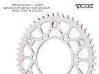 Vortex Racing V4 39 Tooth 520 Rear Sprocket - Silver