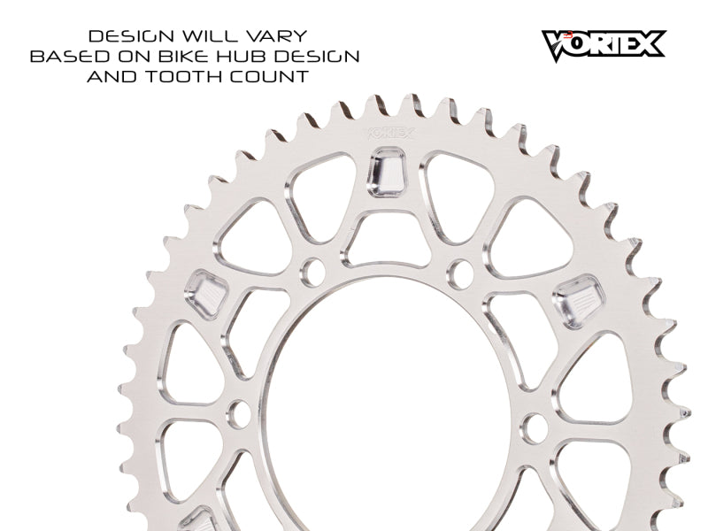 Vortex Racing V4 45 Tooth 520 Rear Sprocket - Silver