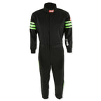 RaceQuip Green Trim SFI-1 JR. Suit - Kids Large