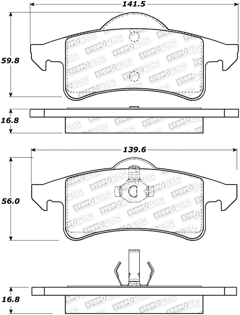 StopTech Street Select Brake Pads