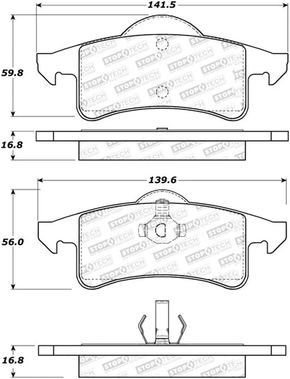 StopTech Street Select Brake Pads