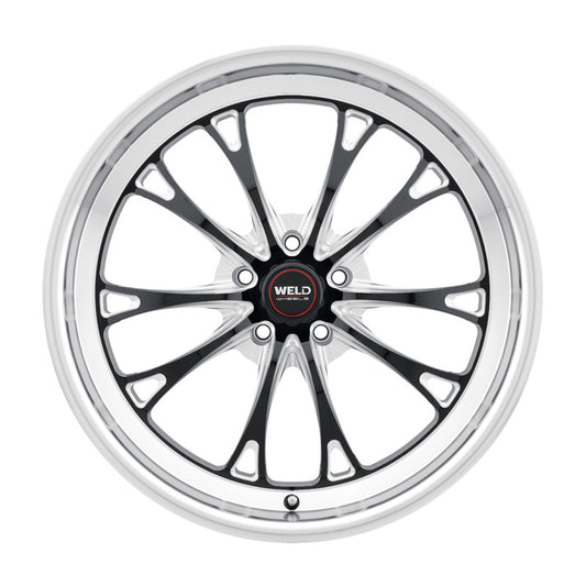 Weld S157 20X10.5 Belmont Drag 5X127 ET38 BS7.25 Gloss Black MIL Dia 71.5