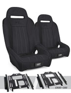 PRP Polaris RZR 570, 800, 900 GT/S.E. Suspension Seats Kit (Pair) - Black