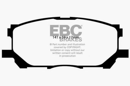 EBC 04-07 Lexus RX330 3.3 Ultimax2 Front Brake Pads