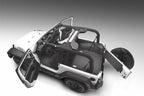 Husky Liners 11-17 Jeep Wrangler JK 2dr (Incl. TG & Tub Liner) Guardian Impact Jeep Liner