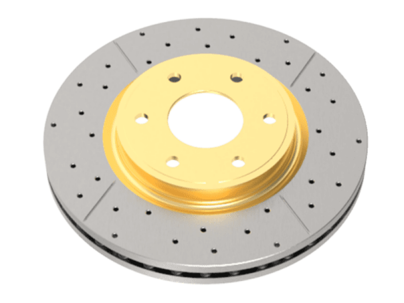 DBA 02-07 Jeep Liberty Front Street Drilled & Slotted Rotor