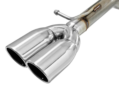 aFe MACH Force-Xp 2-1/2in 304 SS Cat-Back Exhaust 15-19 Dodge Challenger V6-3.6L - Polished Tip