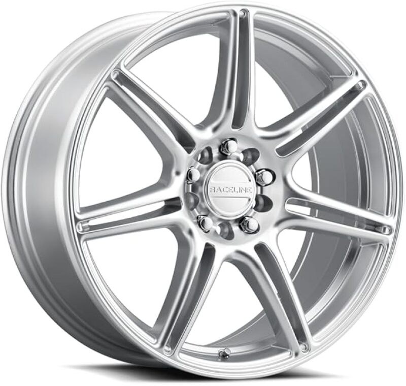 Raceline 148HS Apex 17x7.5in / 5X100 / 5X114.3 BP / 40mm Offset / 72.62mm Bore - Hyper Silver
