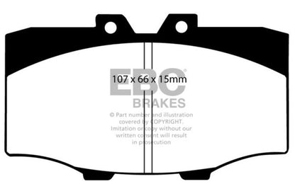 EBC 84-88 Toyota 4 Runner 2.4 Ultimax2 Front Brake Pads