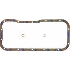 Fel-Pro Nissan Sentra OS 30619 C Engine Oil Pan Gasket Set Blue Stripe cork-rubber