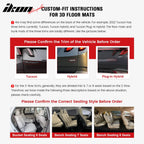 Car Floor Mat for 2013-2017 Honda Accord All Weather 3D Carpet TPE