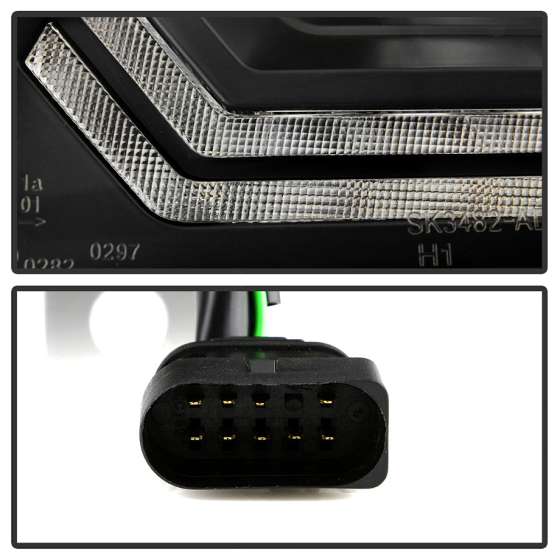 Spyder 05-08 Audi A6 Projector Headlights - (PRO-YD-ADA605V3-SEQ-BK)