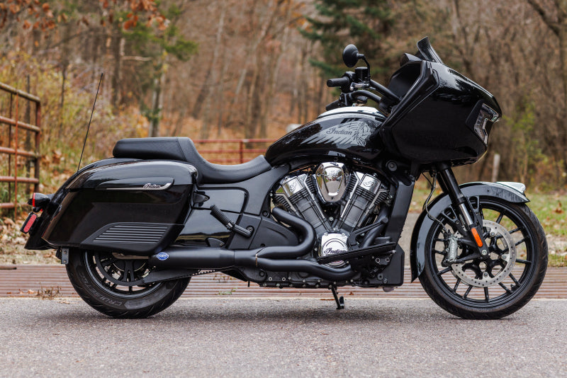 S&S Cycle 20-23 Indian Challenger Models Qualifier 2-1 Black Exhaust System