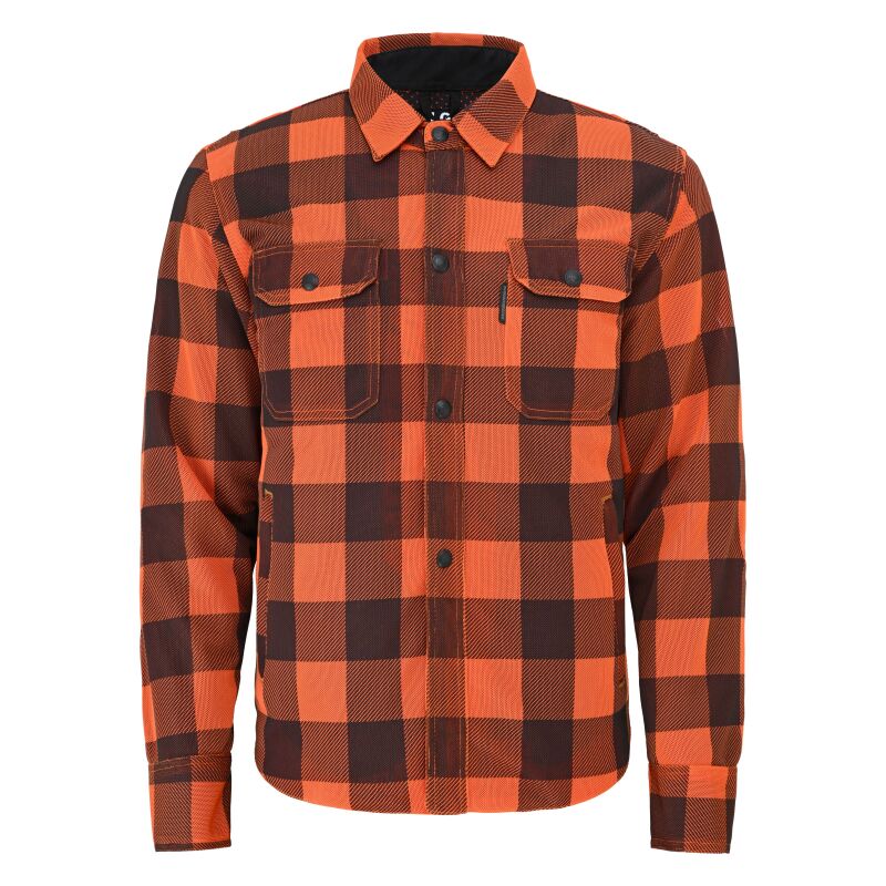 Speed and Strength Black Nine Mesh Moto Shirt Orange/Black - 3XL