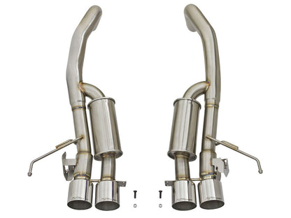 aFe MACHForce XP 3in-2 1/2in Axle Back 304SS Exhaust w/ Polished Tips 15-17 Chevy Corvette Z06