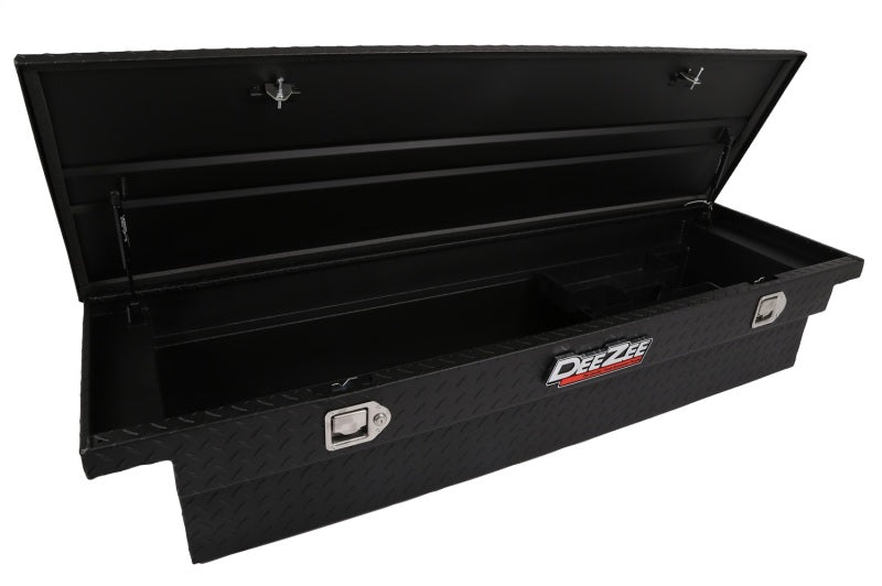 Deezee Universal Tool Box - Red Crossover - Single Lid Black BT (Low/Txt Blk)