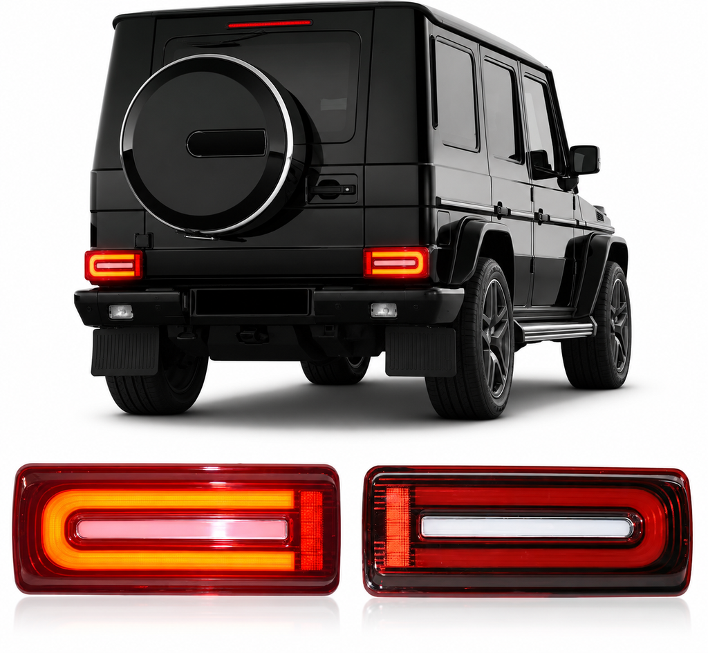Mercedes-Benz G-Class W463 G63 LED Tail Lights Rear Lamp Assembly 2007-2017