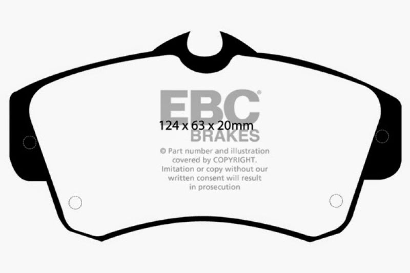 EBC 00-11 Chrysler PT Cruiser 2.4 Ultimax2 Front Brake Pads