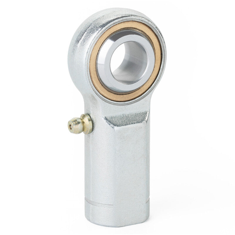 QA1 V Series 3-Pc Rod End - Female/Left Hand - 5mm Bore x M5x.08 w/Zerk - Carbon Steel
