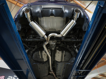 aFe Takeda Exhaust Axle-Back 13-15 Scion FRS / Subaru BRZ 304SS Black Dual Tips Exhaust
