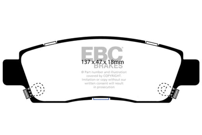 EBC 07+ Buick Enclave 3.6 Ultimax2 Rear Brake Pads