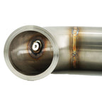 3" Downpipe V Band Turbo 304 Stainless 90 3.55 inch/90mm OD Exhaust Flange O2 Bung Garrett Turbo - Bull Boost Performance